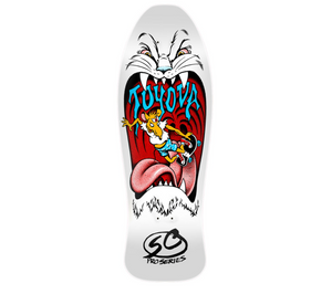 Santa Cruz - Toyoda Reissue Deck - White - 10.4" Santa Cruz - Toyoda Reissue Deck - White - 10.4"