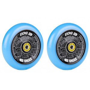 Eagle Supply Co Radix 115mm x 30mm Stunt Scooter Wheels - Pair - Blue/Black