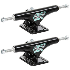 Enuff Decade 139 Skateboard Trucks 7.75" - 8.25" - Black/Black Enuff Decade 139 Skateboard Trucks 7.75" - 8.25" - Black/Black