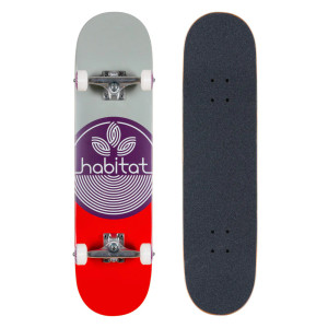 Habitat Leaf Dot 8" Pro Complete Skateboard - Purple Habitat Leaf Dot 8" Pro Complete Skateboard - Purple