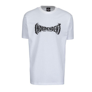 Independent Skateboards Metal Span Front T-Shirt - White