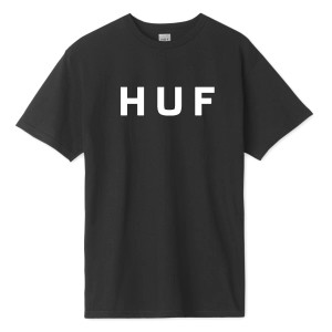 HUF Worldwide OG Logo T-Shirt - Black HUF Worldwide OG Logo T-Shirt - Black