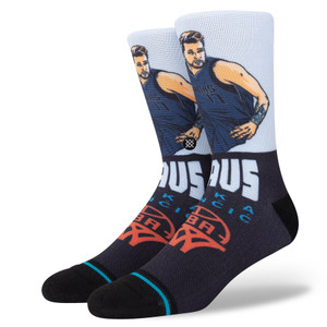 Stance x NBA Dallas Mavericks Luka Doncic Crew Socks - Grey
