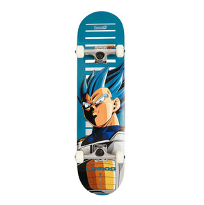Primitive x Dragonball Z Lemos Vegeta Complete Skateboard - White/Blue Primitive x Dragonball Z Lemos Vegeta Complete Skateboard - White/Blue