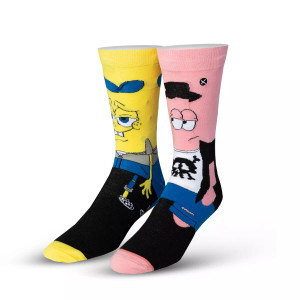 Odd Sox x Nickelodeon SpongeBob And Patrick - Crew Socks Odd Sox x Nickelodeon SpongeBob And Patrick - Crew Socks