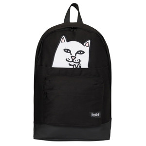 RIPNDIP Lord Nermal Velcro Hand Backpack - Black