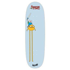 Welcome Skateboards X Adventure Time Heroes 9.4" Boline Skateboard Deck - Light Blue Welcome Skateboards X Adventure Time Heroes 9.4" Boline Skateboard Deck - Light Blue