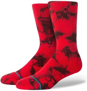 Stance NBA Basketball Logoman Crew Socks - Red