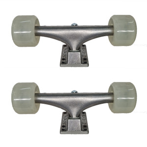 Arbor Paris Skateboard Cruiser Undercarriage Trucks/Wheels/Bearings - Silver