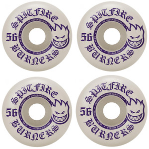 Spitfire Burner 99DU 56mm Skateboard Wheels - White Spitfire Burner 99DU 56mm Skateboard Wheels - White
