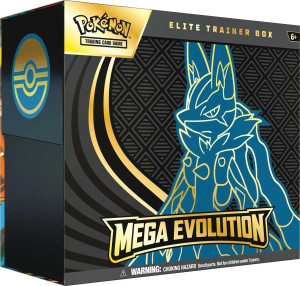 Pokémon TCG: Mega Evolution - Elite Trainer Box - Lucario - COMING SOON Pokémon TCG: Mega Evolution - Elite Trainer Box - Lucario - COMING SOON