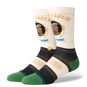 Stance Dr Dre The Chronic Crew Socks - Black Stance Dr Dre The Chronic Crew Socks - Black