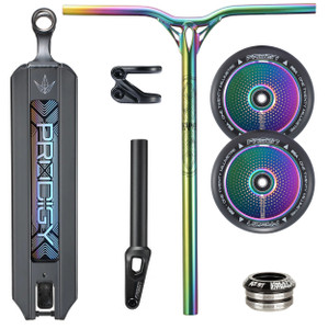 Blunt Envy Prodigy X PX Reaper Custom Street Stunt Scooter - Black/Oil Slick Blunt Envy Prodigy X PX Reaper Custom Street Stunt Scooter - Black/Oil Slick