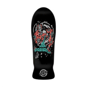 Santa Cruz  Roskopp Four Reissue Skateboard Deck 10.21 IN - Black