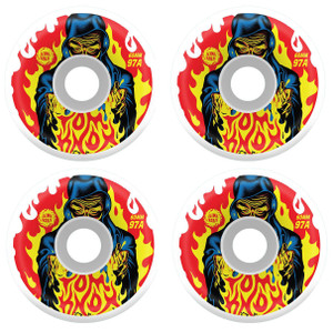 Santa Cruz Slime Balls Tom Knox Reissue Vomits 97a 60mm Skateboard Wheels - White