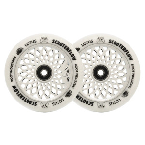 Root Industries Lotus 110mm Wheels - ScooterFlow - White / White