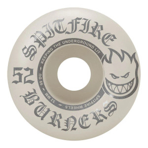 Spitfire Burner 99DU 52mm Skateboard Wheels - White