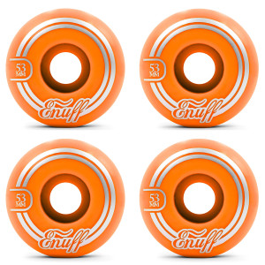 Enuff Refresher II 53mm Skateboard Wheels - Orange