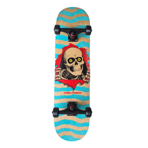 Powell Peralta Ripper 8" Complete Skateboard - Teal/Black