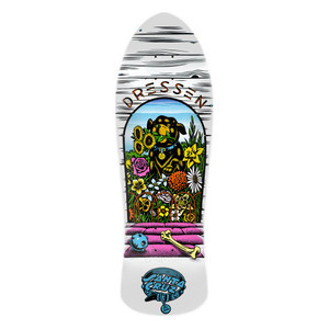 Santa Cruz Reissue Deck Dressen Pup 9.5" Skateboard Deck - Multi