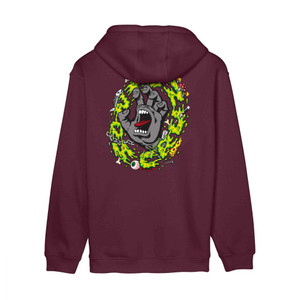 Santa Cruz Skateboards Slime Scream Hoodie - Dark Cherry