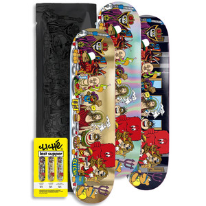 Cliche Last Supper Golden Ticket Blind Bag Skateboard Deck 8.5"