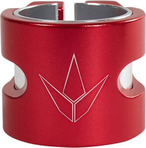 Blunt Clamp 2 Bolts Twin Slit Red