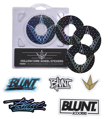 Blunt Envy 110mm Hollowcore Wheel Stickers - Geo