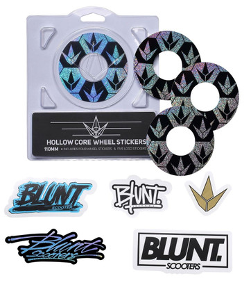 Blunt Envy 110mm Hollowcore Wheel Stickers - Hex