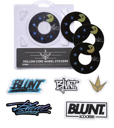 Blunt Envy 110mm Hollowcore Wheel Stickers - Pacman