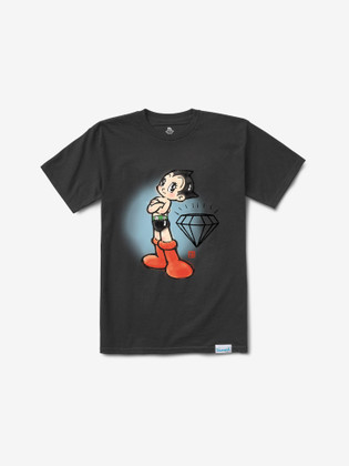 Diamond Supply Co X Astro Boy Atom Tee - Black