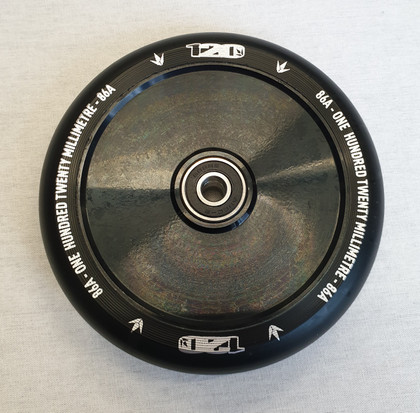 Blunt 120mm Hollow Core Wheels - Black / Black