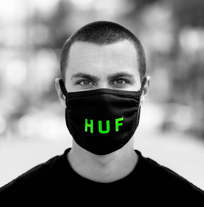 HUF Official Face Mask - Black