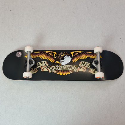 Anti Hero 8.25" Classic Eagle Complete Skateboard - Black