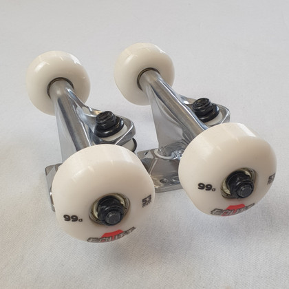 Enuff Skateboard Sun Undercarriage Set - Trucks / Wheels / Bearings