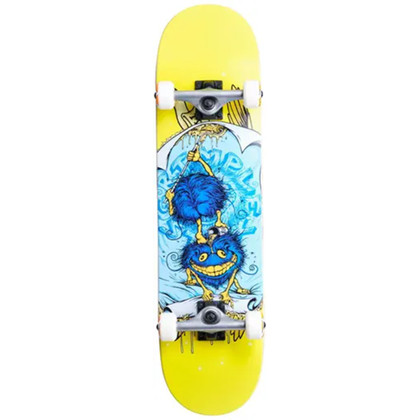 Anti Hero 8" Grimple Glue Complete Skateboard - Yellow