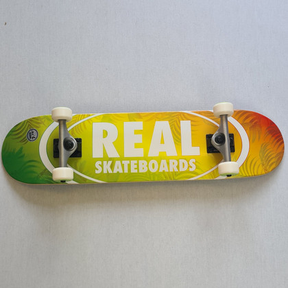 REAL Skateboards 7.75" Island Ovals Complete Board - Orange