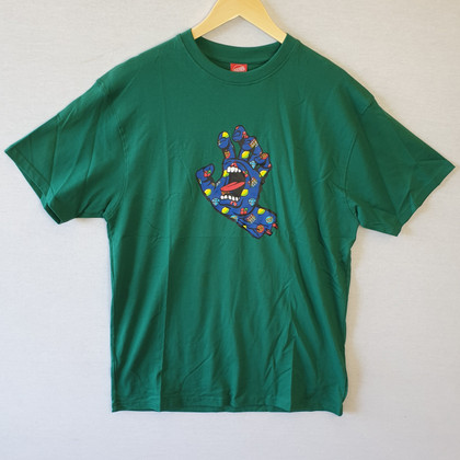 Santa Cruz Skateboards Jackpot Hand Tee - Green