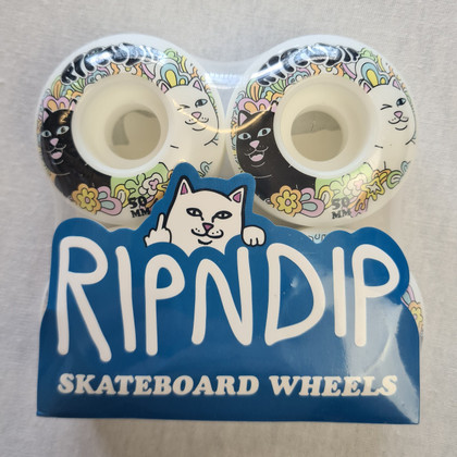 RIPNDIP - Nermal Flower Child Skateboard Wheels - White 