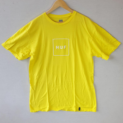 HUF Worldwide Box Logo Tee - Yellow