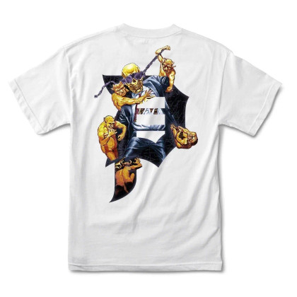 Primitive Skateboards X Megadeth Dirty Chains Tee - White