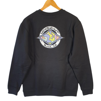 Independent Skateboard Essense Crew Sweatshirt - Black