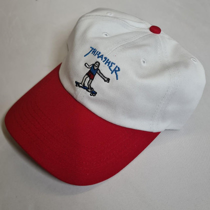 Thrasher Gonz Old Timer Hat - White / Red