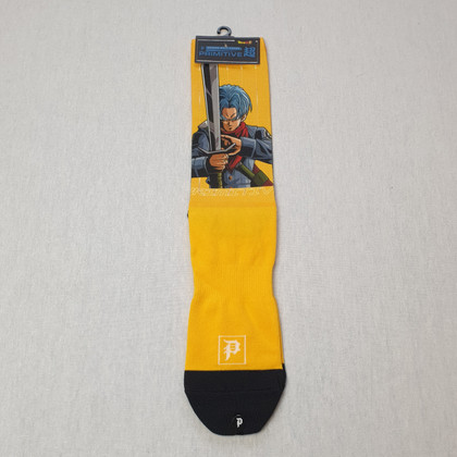 Primitive Skateboards X Dragon Ball Z - DBZ Yellow Shadow Trunks Socks