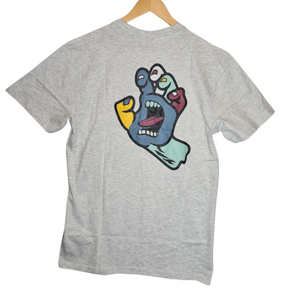 Santa Cruz Skateboards Fusion Hand Tee - Grey