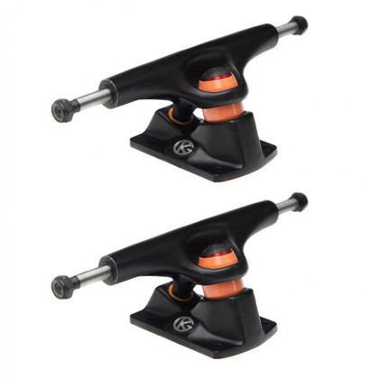 GrindKing Disruptor Skateboard Trucks - Pair - Matte Black