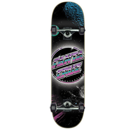 Santa Cruz Everslick Chrome Dot Space 8" Complete Skateboard