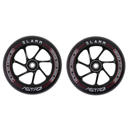 Slamm 110mm 88A Astro Metal Core Stunt Scooter Wheels - Black 