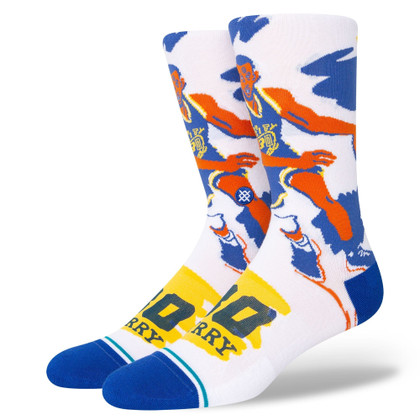 Stance x NBA Steph Curry Paint Socks - Large