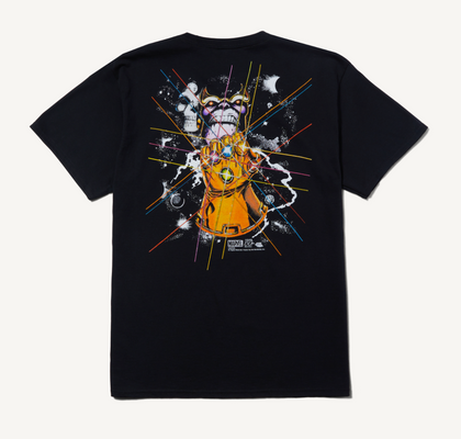 HUF X Marvel - Avengers Thanos Oh Snap Tee - Black